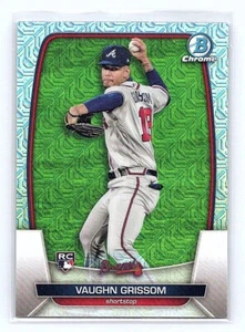 2023 Bowman Mega Box VAUGHN GRISSOM Chrome Mojo Refractor Rookie Card RC Braves - Picture 1 of 2