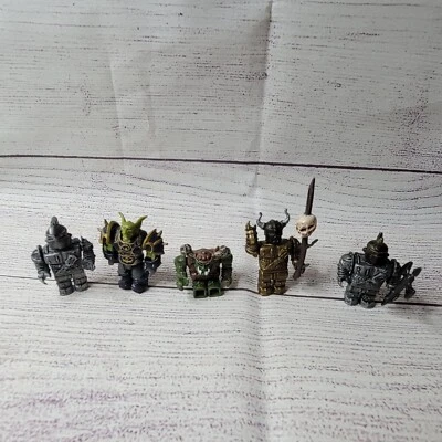 MEGA BLOKS WORLD OF WARCRAFT Goblin and other action figures - Image 1 of 4