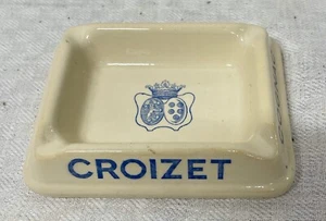 Cendrier ancien Cognac Croizet Digoin Sarguemines - Picture 1 of 4