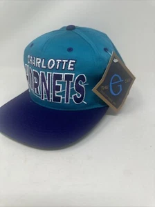 Vintage Charlotte Hornets NBA Basketball Snapback Hat Dead Stock 90’S The G Cap - Picture 1 of 7