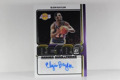 2020-21 PANINI RETRO LOS ANGELES LAKERS /49 AUTO ELGIN BAYLOR #RS-ELB (BB4)  Foto 1 de 2