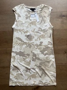 Sanctuary Easy Way Sand Dune Camo Mini T-Shirt Dress Women's Size Small NEW - Picture 1 of 5