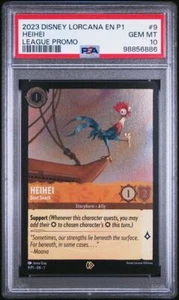 2023 Disney Lorcana Heihei Boat Snack 9/P1 League Promo PSA 10 Gem Mint Error - Picture 1 of 2