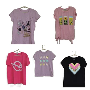 Harry Potter Girl Lot 5 Pieces Multicolor Short Sleeve Bundle Extra Small-Medium - Picture 1 of 6