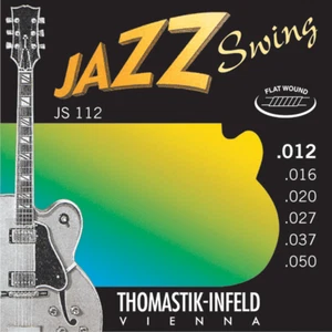 jeu de cordes THOMASTIK JS 112 - JAZZ SWING 12-50 - FLAT WOUND - Imagen 1 de 1
