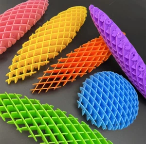 New Kid’s Stretchy Worm Fidget - Sensory Stress Relief Flexible Fun Durable Toy - Picture 1 of 7