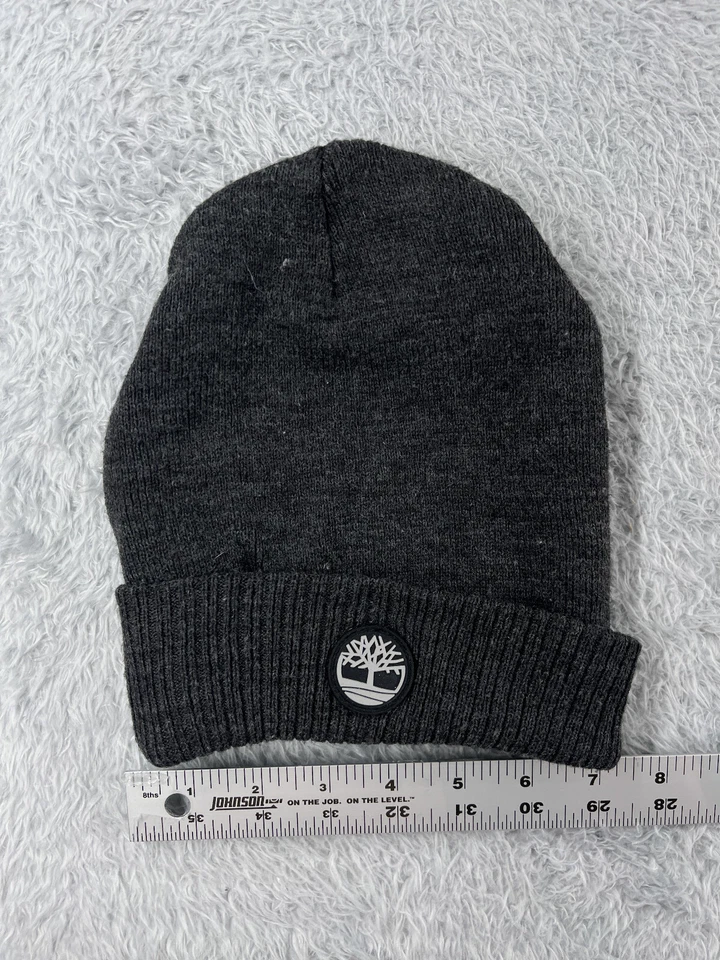Timberland Gorro Toque Adulto Talla Única Gris Tejido 100% Acrílico Invierno Caminata Campamento Foto 1 de 4