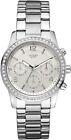 Guess Mini Spectrum Chronograph Silver Dial Stainless Steel Ladies Watch SU13593