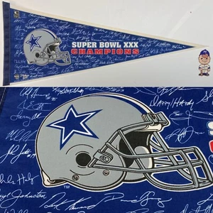 1995 Dallas Cowboys Texas Cowboy Pennant Nfl Football 12x29.75 Super Bowl XXX - Picture 1 of 12