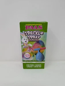 PAAS Speckle Spray Kit Decorazione Uovo Nuovo Sigillato Pasqua Artigianato 5 Marcatori 1 Spray - Foto 1 di 2