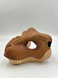 Jurassic Park World 2017 Tyrannosaurus Rex Dinosaur Mask T-Rex Moving Jaw Mattel - Picture 1 of 7