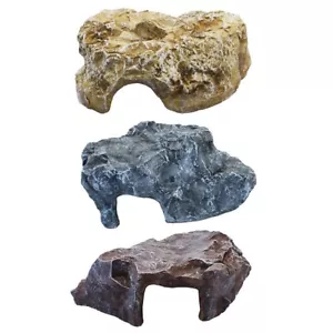 Komodo Ceramic Rock Den Reptile Hideout Vivarium Lizard Snake Terrarium Cave - Picture 1 of 14