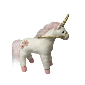 GUND Lilyrose Unicorn Stuffed Animal Plush White Gold horn 13" - Picture 1 of 5