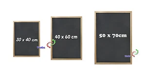 Kreidetafel Schreibtafel Wandtafel Tafel Holz - Bild 1 von 7