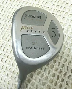 SPALDING PRO FLITE Oversize 21*Degree 5 Wood 41.5" LEFT HANDED ~ Reg Steel Shaft - Picture 1 of 9