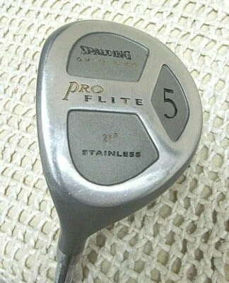 SPALDING PRO FLITE Oversize 21*Degree 5 Wood 41.5" LEFT HANDED ~ Reg Steel Shaft - Image 1 of 4