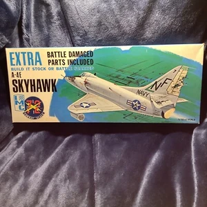 Rare IMC A-4E  Skyhawk Battle Damage Model Kit 1/72 Scale - Picture 1 of 2