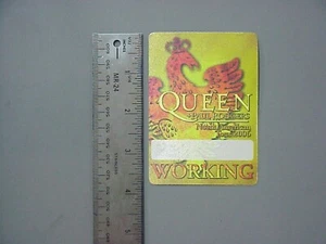 Queen Satin Backstage Pass RECTANGLE North American Tour 2006 ¡Paul Rodgers! - Imagen 1 de 1