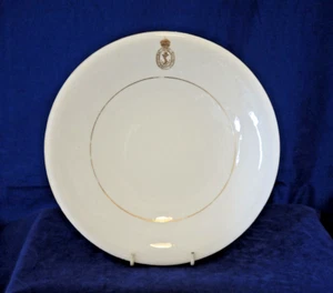 c1940s? ROYAL NAVY MESS ROOM SHALLOW BOWL ADMIRALTY SEAL KING’S CROWN #21 - Picture 1 of 2