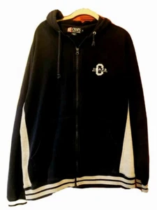 Chaps Ralph Lauren Mens Blue/Gray Zip Up Hooded Sweatshirt Size Medium - Picture 1 of 7