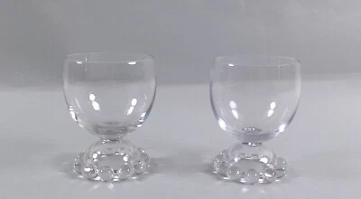 Juego de 2 vasos antiguos de vidrio Imperial CANDLEWICK-3400 Foto 1 de 3