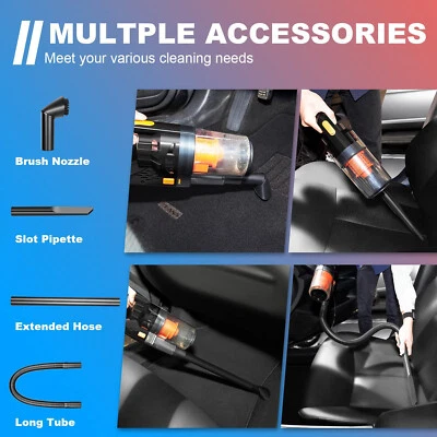 Modern Handheld Cleaning Vacuum Portable Car Cleaner High Power 150W/7500Pa, - Image 1 of 4