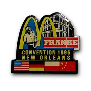 McDonald’s Pin FRANKE Convention 1996 New Orleans Golden Arches Metal Lapel Pin - Bild 1 von 4