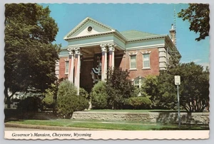 Kontinentale Postkarte Gouverneursvilla Cheyenne Wyoming - Bild 1 von 2