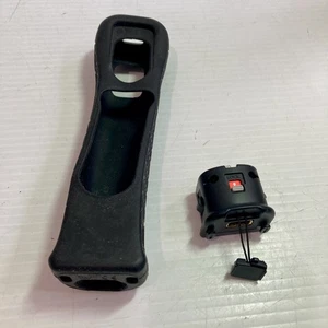 Genuine Nintendo Wii Motion Plus Adapter RVL-026 Black w/Grip NO Controller - Picture 1 of 6