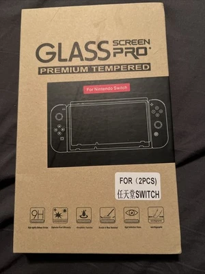 Tempered Glass Screen Protector for Nintendo Switch 9H Anti-Shock UNOPENED - Image 1 of 2