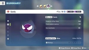 Shiny Timid Gastly Pokémon ZA + Master Ball - Picture 1 of 4