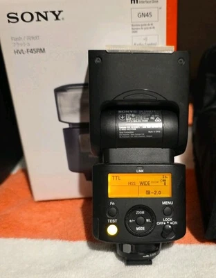 Sony HVL-F45RM External Flash with Wireless Radio Control - Black - Image 1 of 4