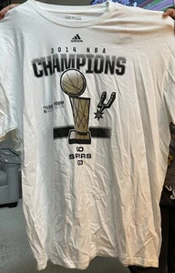 3XL San Antonio Spurs 2014 NBA Championship Celebration T-Shirt 100% Baumwolle. - Bild 1 von 3