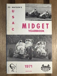 1971 Ed Watson’s USAC Midget Auto Racing Yearbook - Picture 1 of 11
