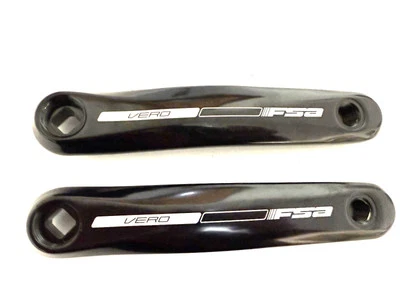 Braço de manivela FSA Vero Yamaha PW E Bike JIS eixo cônico preto 165mm CK-602 - Imagem 1 de 4