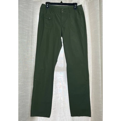 Туристические штаны Marmot трансформируемые с закругленной вкладкой зеленые эластичные карманы женские размер 6 - Изображение 1 из 4