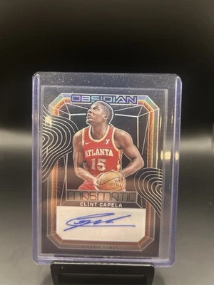 2023-24 Panini Obsidian #MS-CAP Magmatic Signatures Auto /99 Clint Capela. - Image 1 of 2