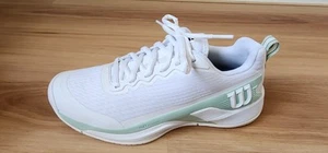 wilson rush pro white surf spra shoes Size US 9.5 UK 7.5 EUR 41 1/3 - Picture 1 of 7