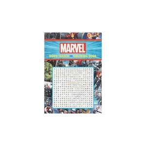 Marvel Word Search and Coloring Book - A Marvelous 120-Page Adventure! - Picture 1 of 7