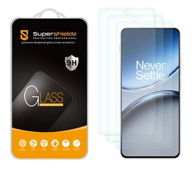 [3-Pack] Supershieldz Tempered Glass Screen Protector for OnePlus Nord 4 - Image 1 of 4