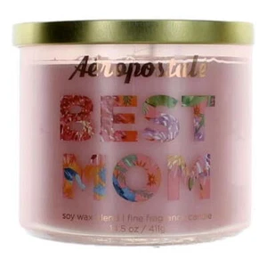 Aeropostale  14.5 oz Aeropostale Soy Wax Blend 3 Wick Candle - Best Mom - Picture 1 of 2