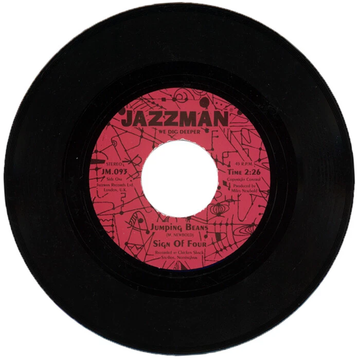 SIGN OF FOUR "JUMPING BEANS c/w SAMBA ELECTRONICO" 2012 SOUL / FUNK / ELECTRONIC - Image 1 of 2