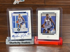 Jelani Gardner 1999 UD SP Top Prospects 2 Card Lot Vitals Signs Auto #JG & Base