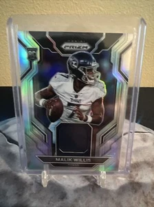 2022 Panini Prizm Football Malik Willis Silver rookie patch RG-MW RC Titans - Picture 1 of 1
