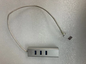 ~ Anker A7514 Unibody USB to 3-Port USB 3.0 and Ethernet Hub Adapter / Converter - Picture 1 of 6