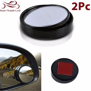 2" CAR SAFETY BLIND SPOT WING MIRROR TOWING REVERSING SELF ADHESIVE CONVEX - Picture 1 of 4