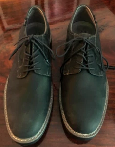 Bass-Pasadena Premium Black 0401-1228-001 Suede Buck Shoes 11.5 New in Box - Picture 1 of 9