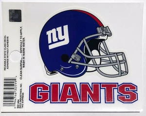 New York Giants kleiner statisch anhaftender Fensteraufkleber Sticker - 3 x 4 - NFL - Bild 1 von 1