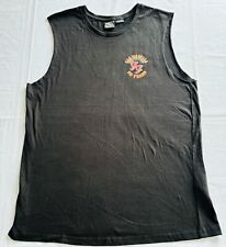 FOO FIGHTERS 25 Years Official Licensed Band Concert Tour Black Singlet Shirt XL