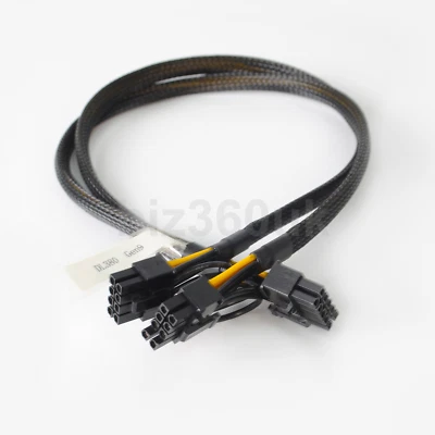 10pin to 8+8pin Power Adapter Cable for HP DL380 G9 and GPU 50cm - Image 1 of 4